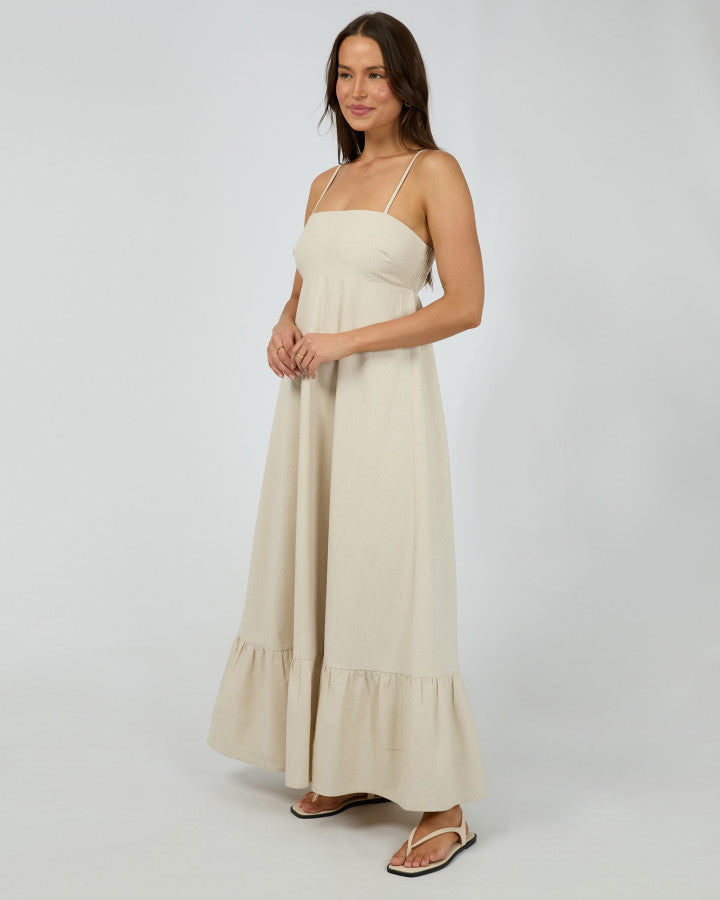 Silent Theory Tallow Tiered Maxi Dress
