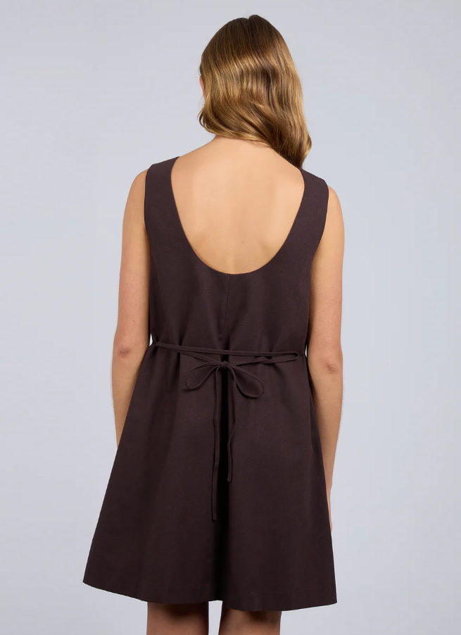 Silent Theory Tallow Tie Mini Dress
