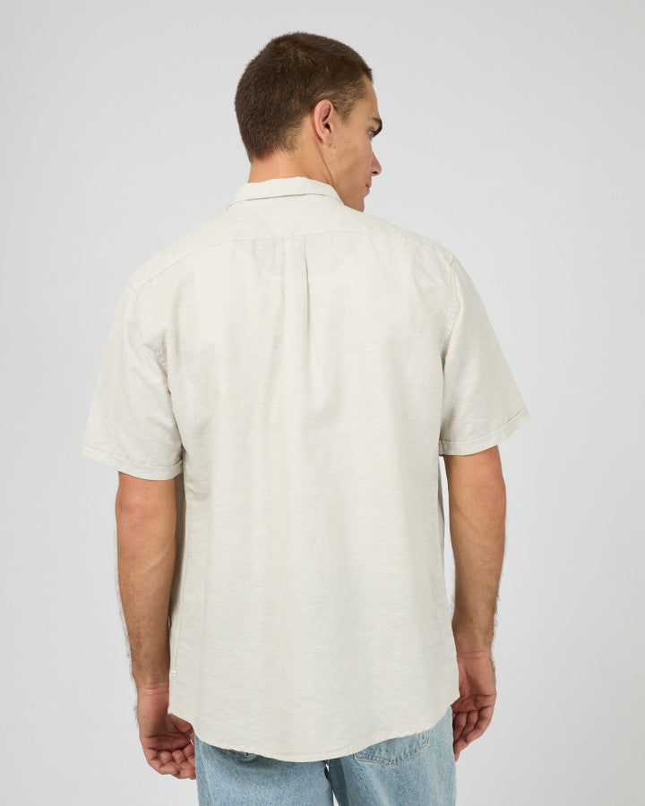 Silent Theory Textured Linen SS Shirt