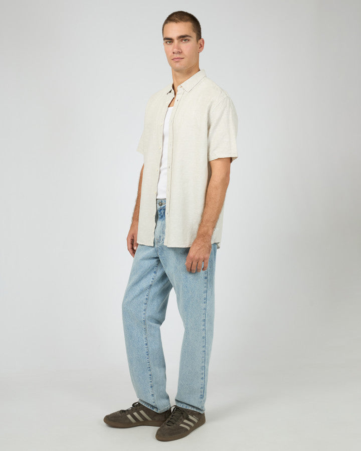 Silent Theory Textured Linen SS Shirt