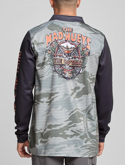 The Mad Hueys The Island Captain | Upf 50+ Fishing Jersey - Faded Dust