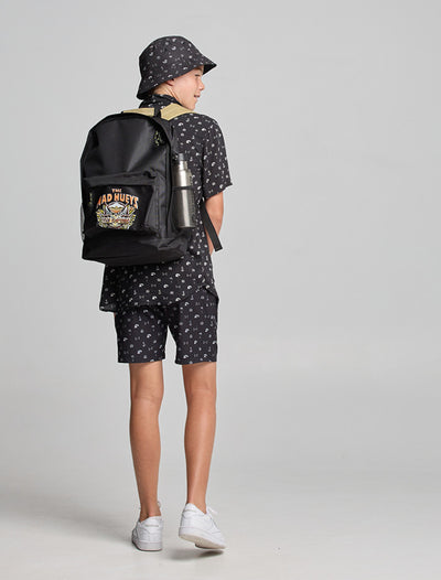 The Mad Hueys The Island Captain | Youth Back Pack - Black