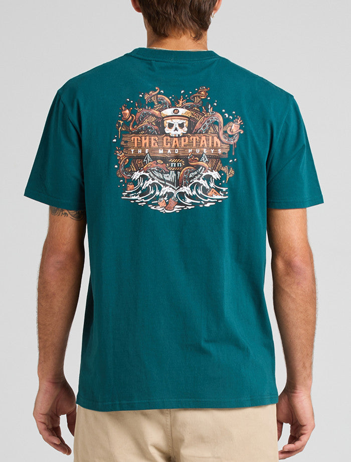 The Mad Hueys The Kraken Captain | SS Tee - Atlantic