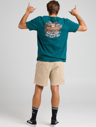 The Mad Hueys The Kraken Captain | SS Tee - Atlantic