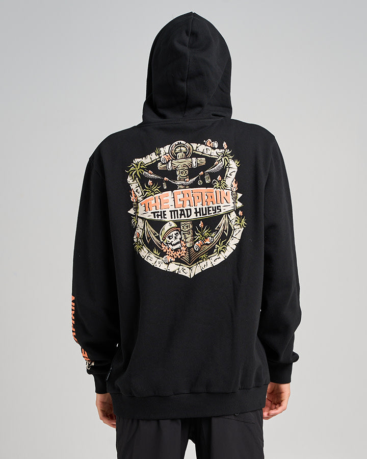 The Mad Hueys The Tiki Captain Hooded Pullover