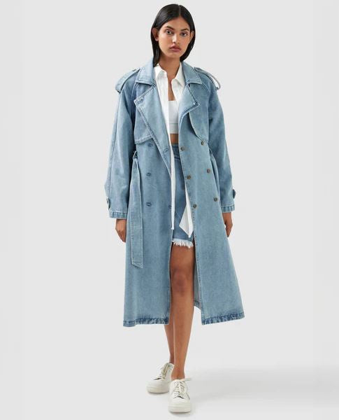 Belle &amp; Bloom Wild Skies Denim Trench