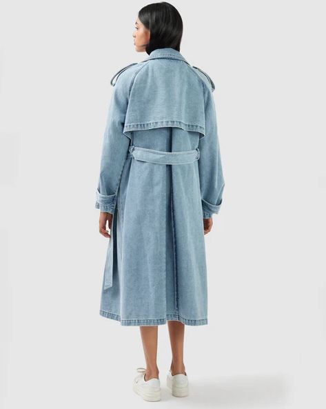 Belle &amp; Bloom Wild Skies Denim Trench