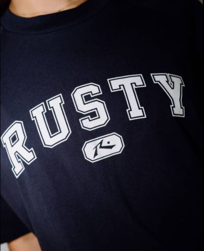 Rusty All Saint Collegiate Og Oversize Tee