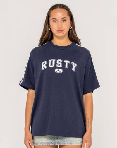 Rusty All Saint Collegiate Og Oversize Tee