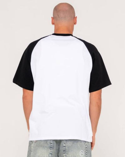Rusty Wagwan Raglan Short Sleeve Tee