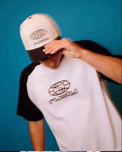 Rusty Wagwan Raglan Short Sleeve Tee