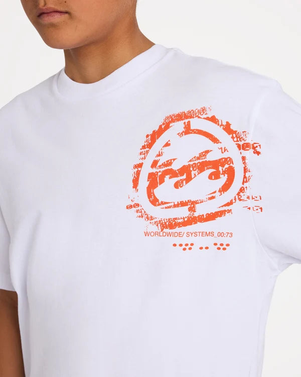 Billabong Boys Spec Blast SS - White
