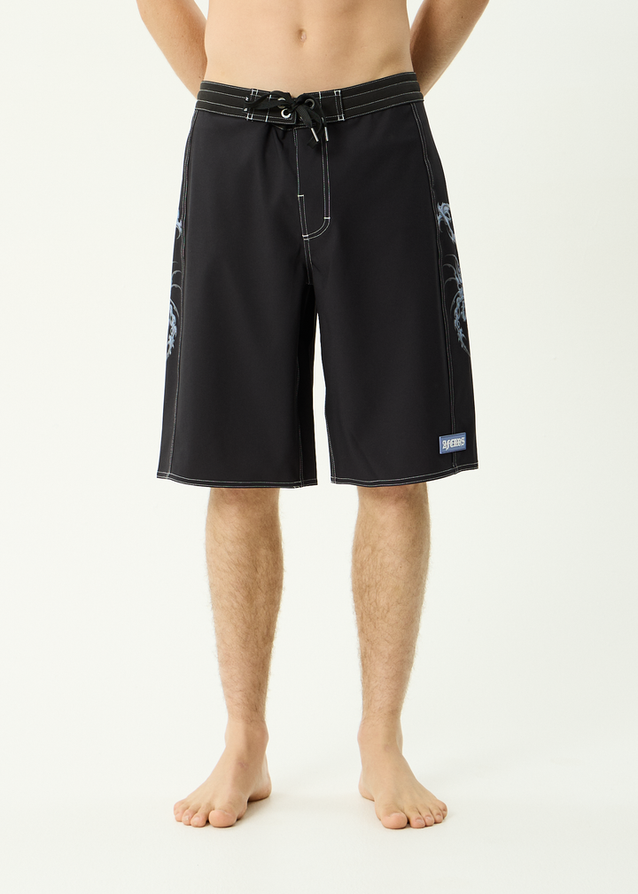 Afends Scorpius - Surf Related V2 Boardshort 22" - Black