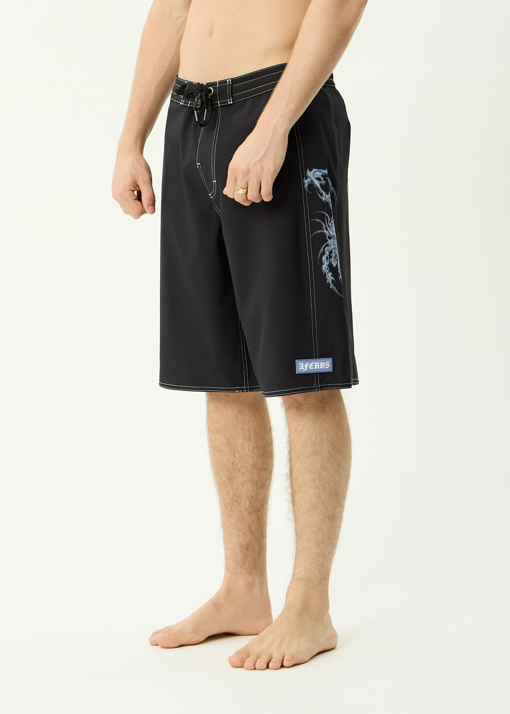 Afends Scorpius - Surf Related V2 Boardshort 22" - Black