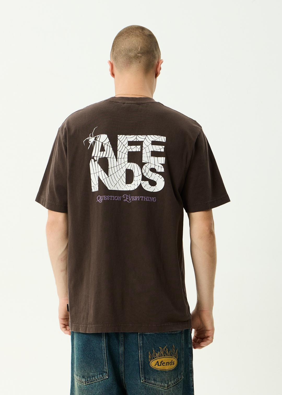 Afends Funnel - Retro Tee - Washed Coffee