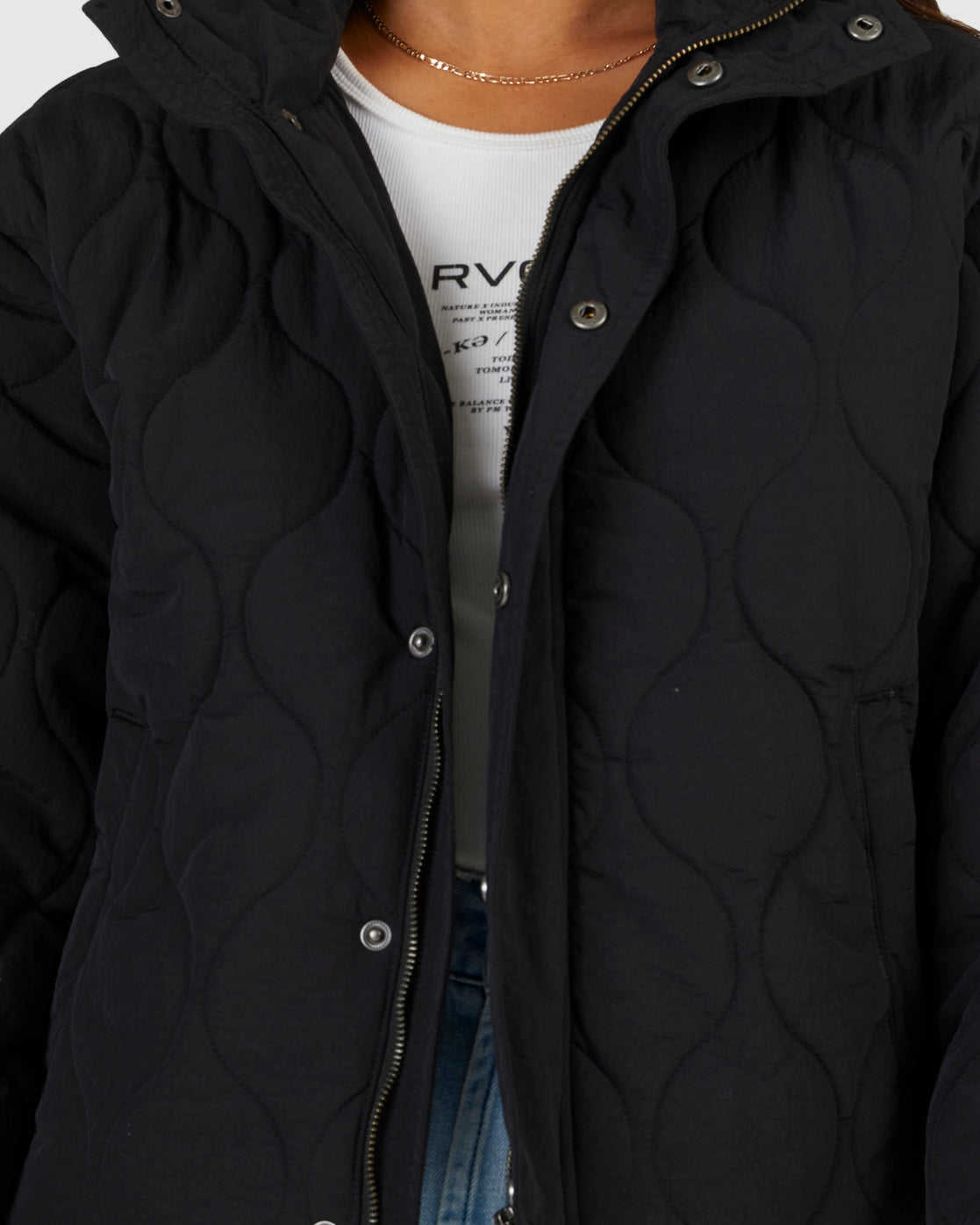 RVCA Eezeh Quilted Puffer