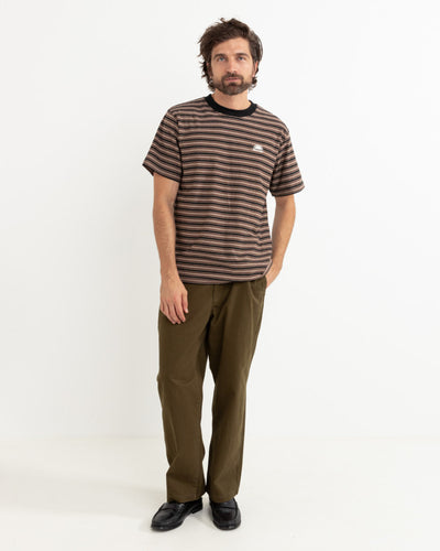 Rhythm Vintage Stripe Ss T-Shirt