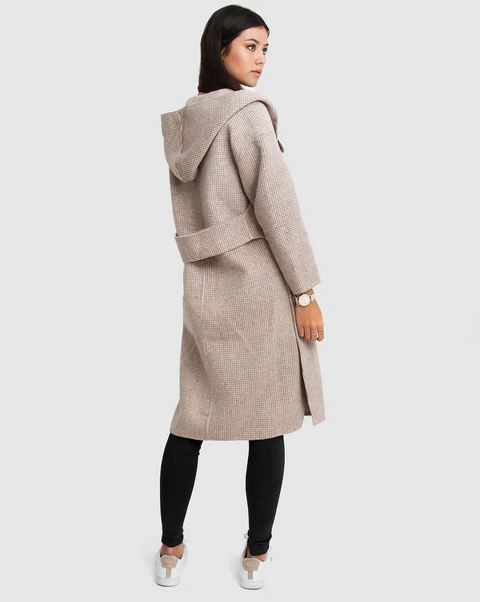Belle &amp; Bloom Walk This Way Wool Blend Oversized Coat