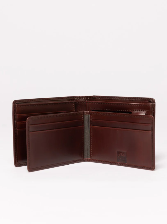 Rusty High River 2 Leather Wallet