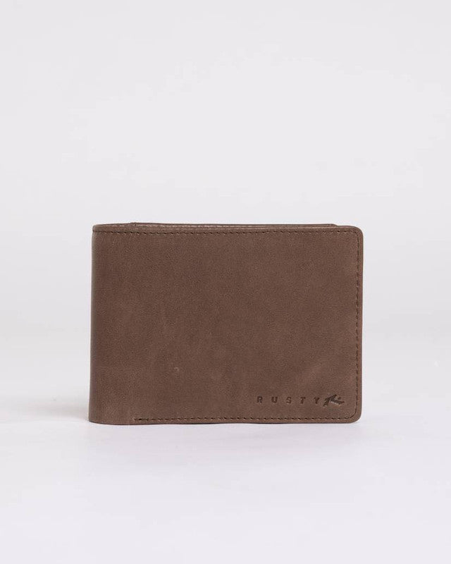 Rusty High River 2 Leather Wallet.
