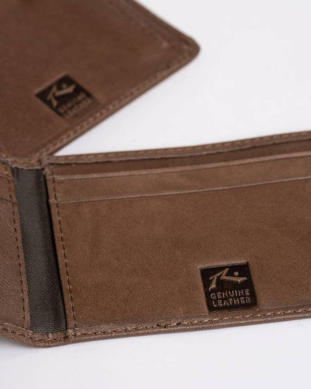 Rusty High River 2 Leather Wallet.