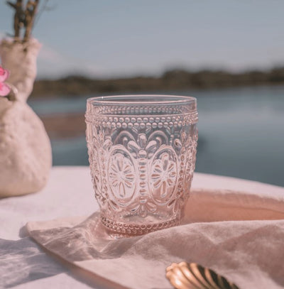 Wandering Folk Tumbler Glass Set Of 4 Primrose