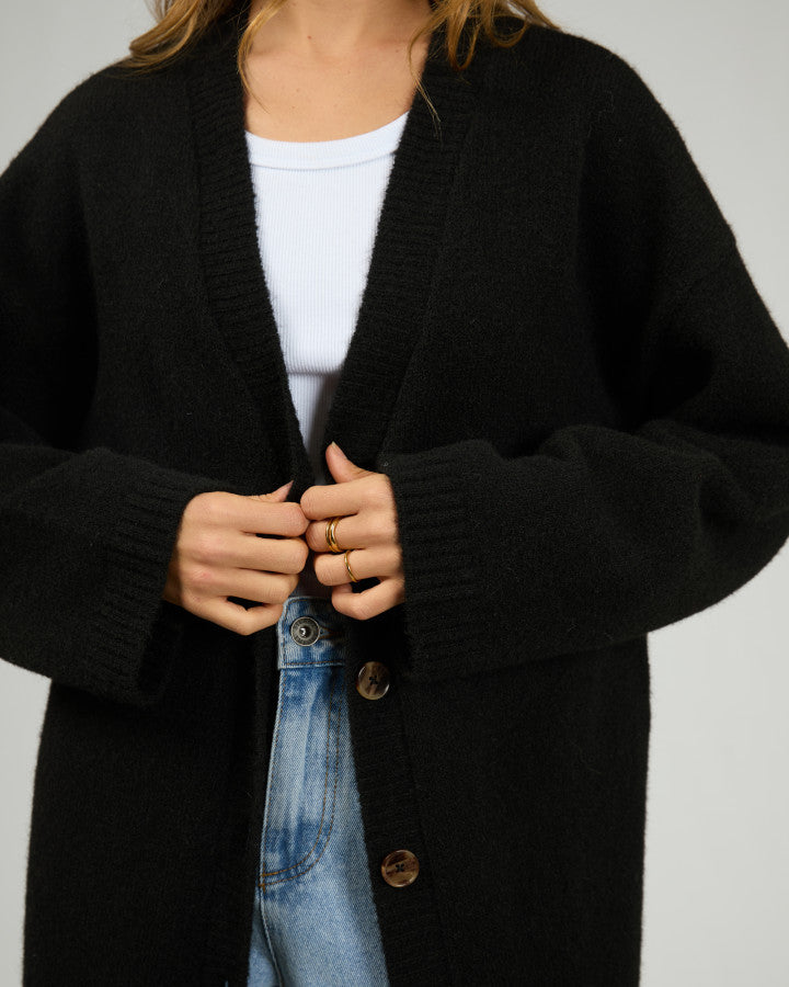 Silent Theory Willow Knit Longline Cardigan