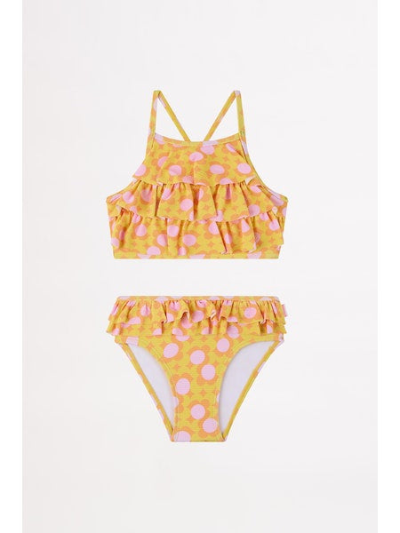Seafolly Girls Retro Blvd Multi Ruffle Bikini