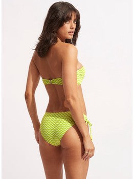 Seafolly Loop Tie Side Pant Celery