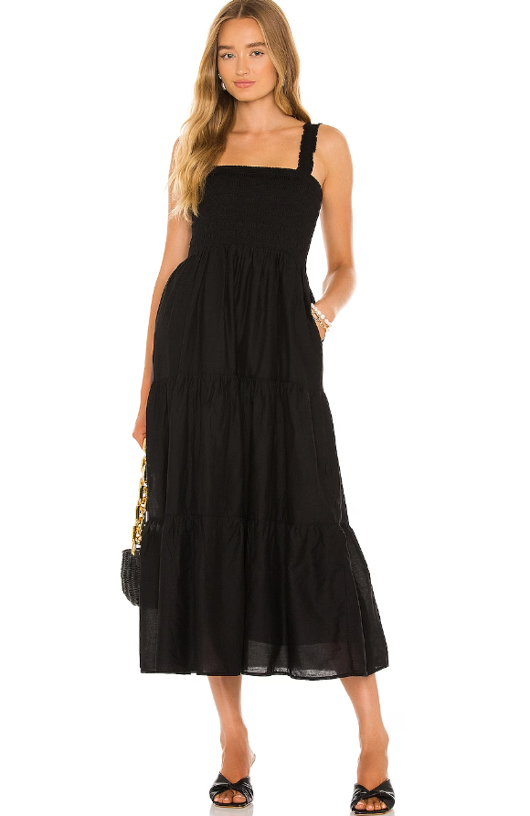 Seafolly Faithful Midi Dress Black - 54865