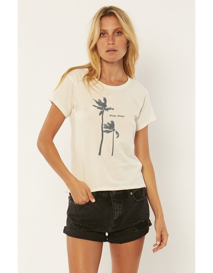 Amuse Society Palma Playa SS Knit Tee