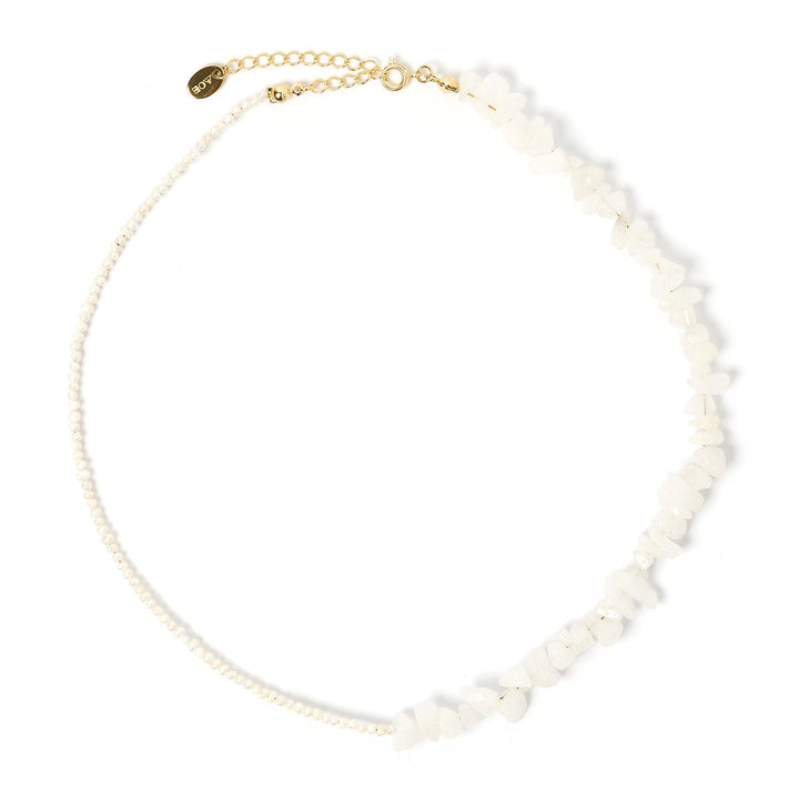 Arms of Eve Aaliyah Gemstone Necklace White Jade