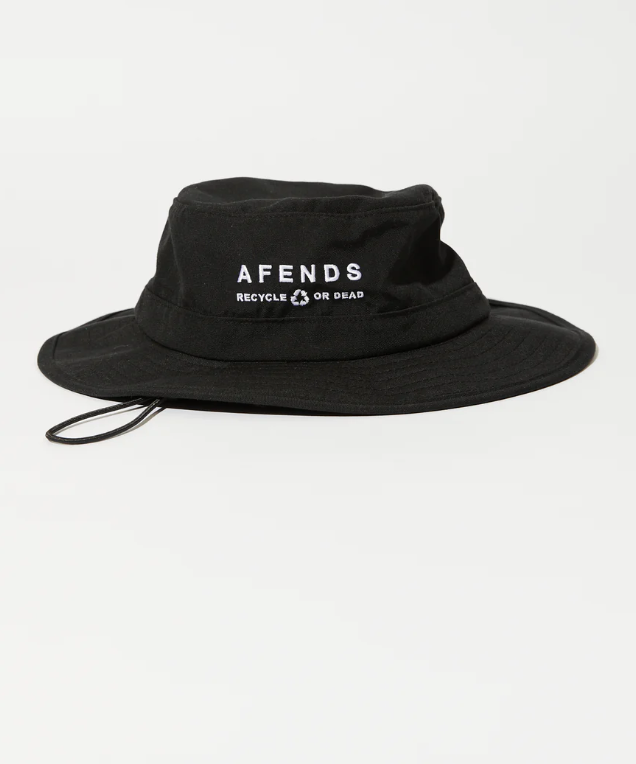 Afends Recycled Bucket Hat Black