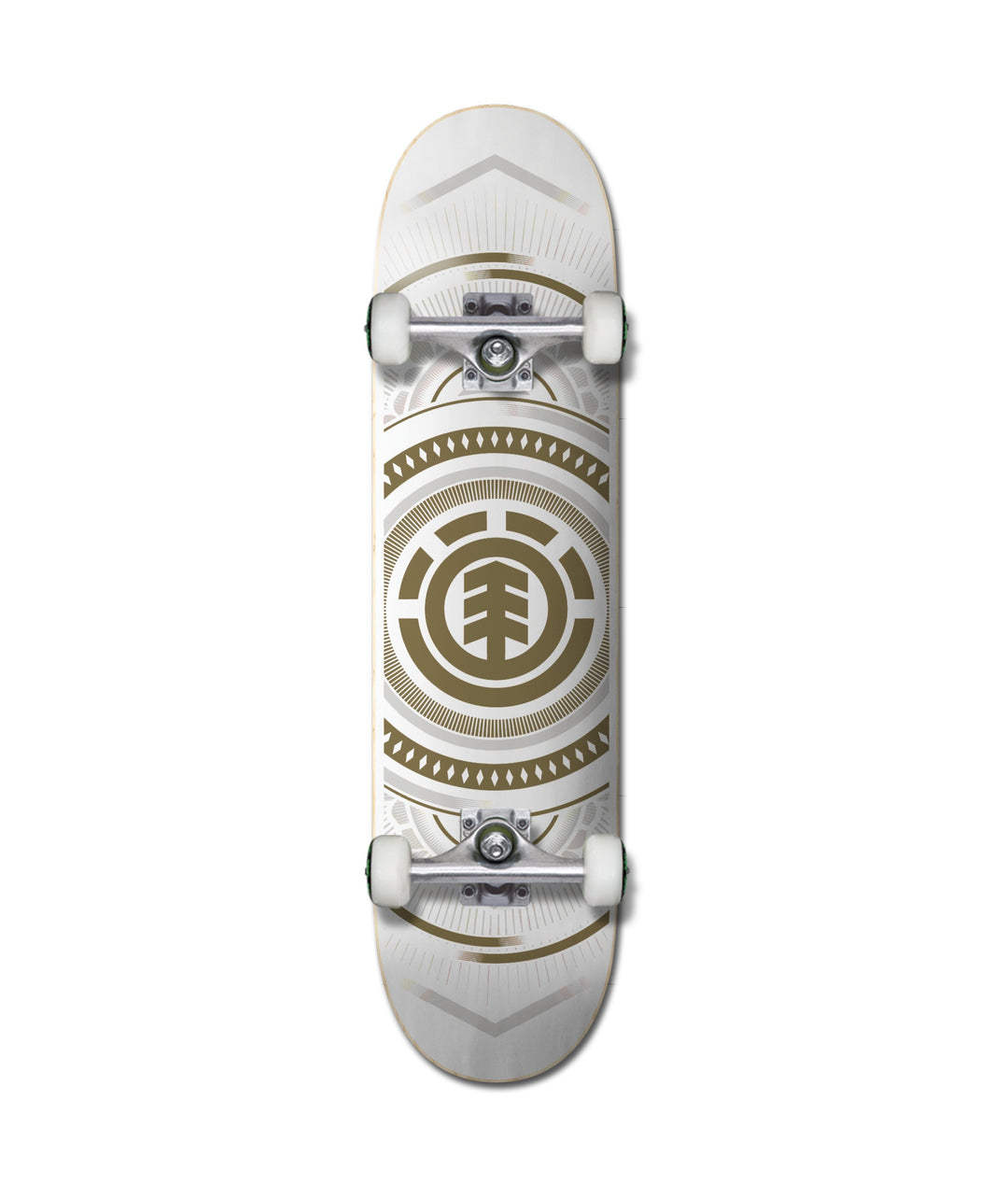Element Hatched White Gold