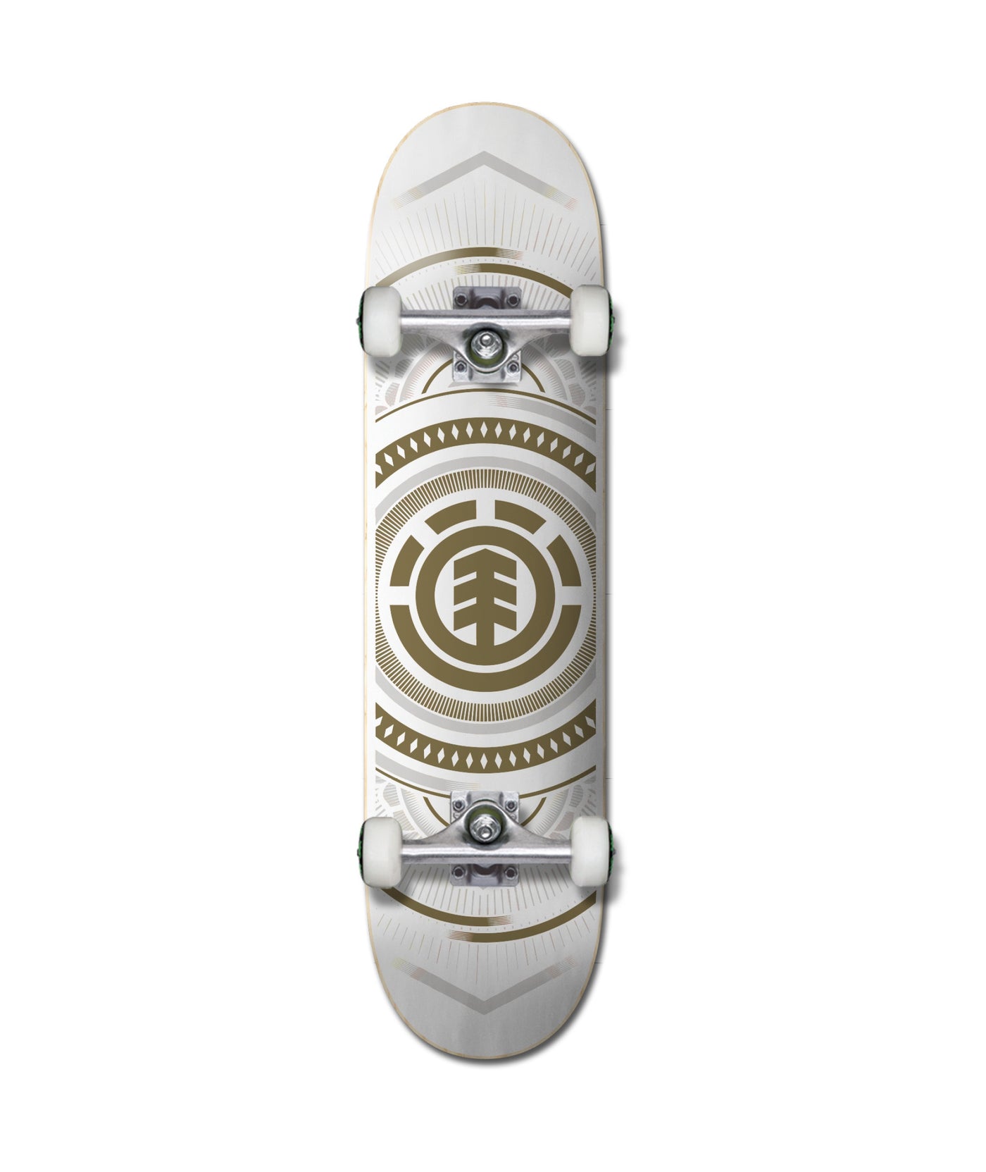 Element Hatched White Gold