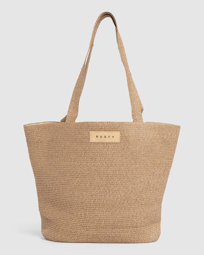 Rusty Giselle Straw Bag