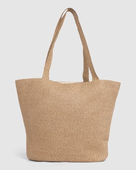 Rusty Giselle Straw Bag