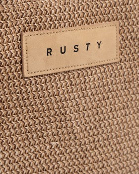 Rusty Giselle Straw Bag