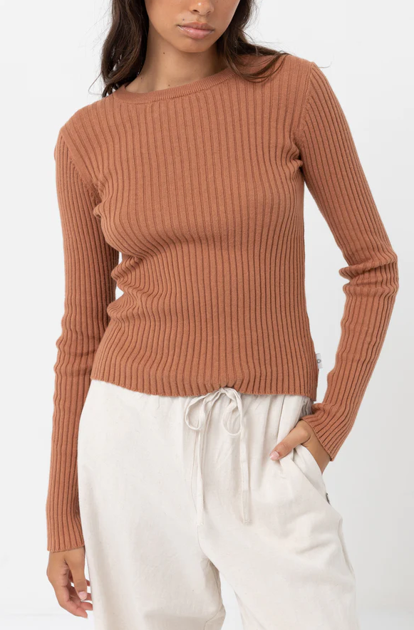 Rhythm Classic Knit Long Sleeve Top