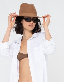 Rusty Gisele Felt Hat