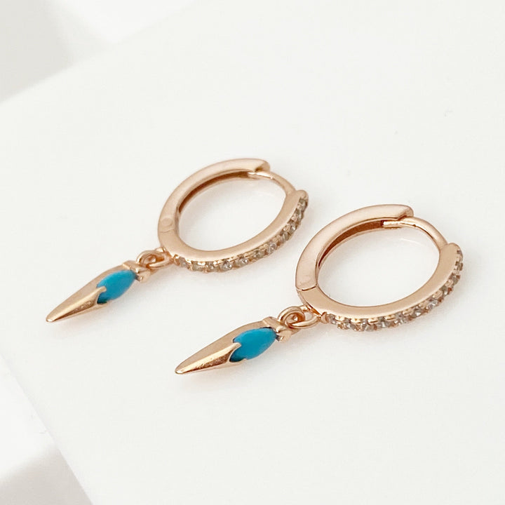 Blush &amp; Co Sia Turquoise Drop Earrings