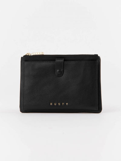 Rusty Grace Leather Pouch Black