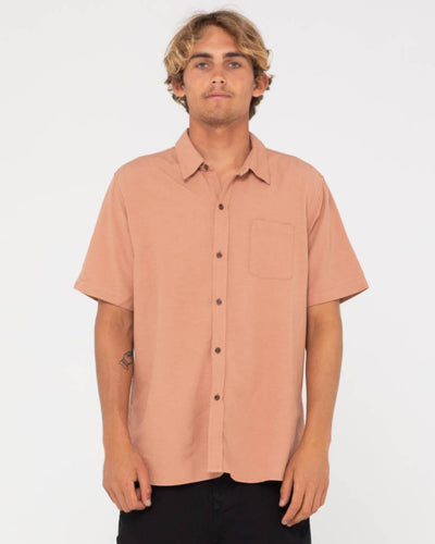 Rusty Overtone SS Linen Shirt