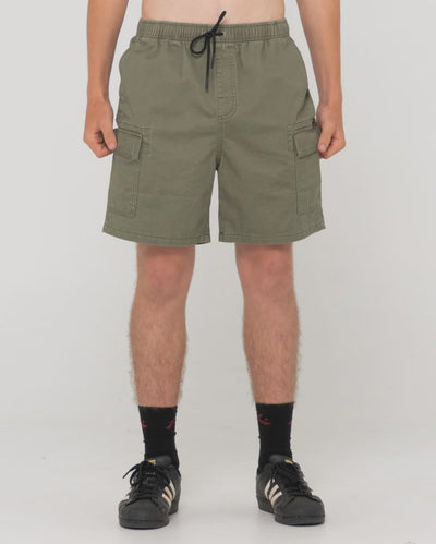 Rusty Camper Elastic Hybrid Walkshort