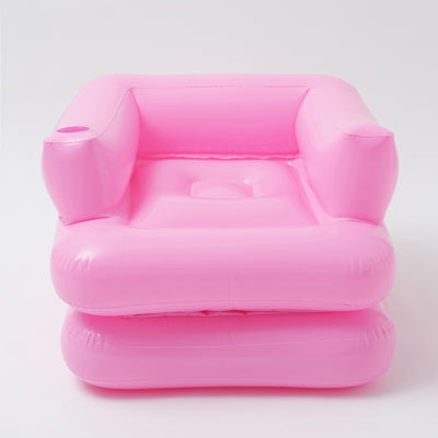 Sunny Life Inflatable Lilo Chair Neon Pink