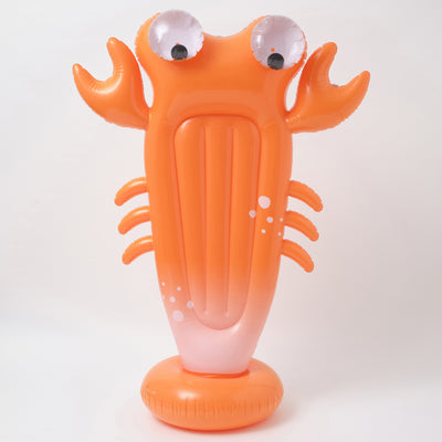 Sunny Life Inflatable Giant Sprinkler Sonny the Sea Creature Neon Orange