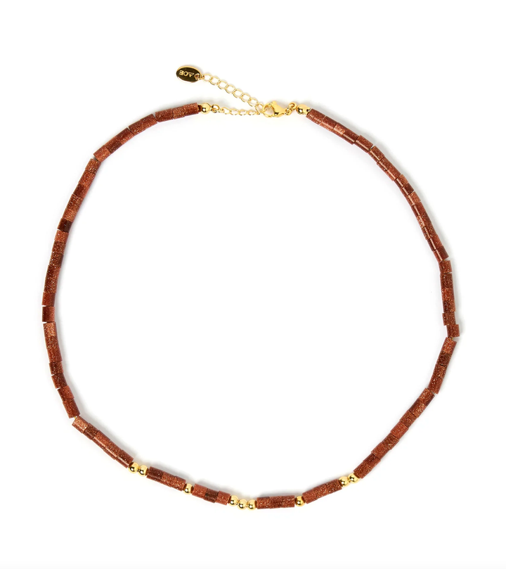 Arms of Eve Halle Gemstone Necklace Gold