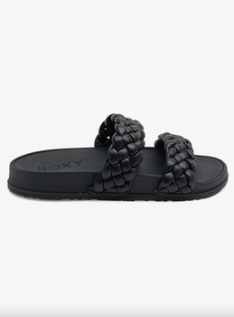 Roxy Slippy Braided Black