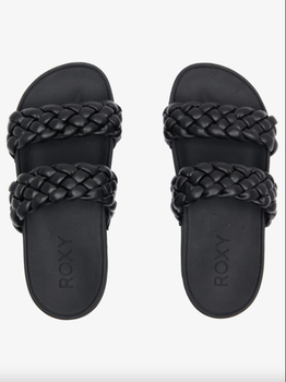 Roxy Slippy Braided Black