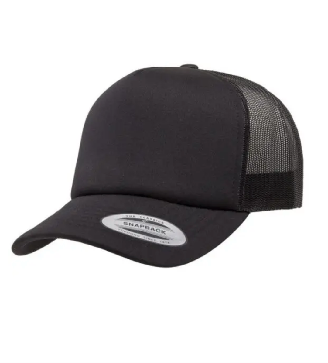 Flexfit Classic Hi Crown Trucker Black
